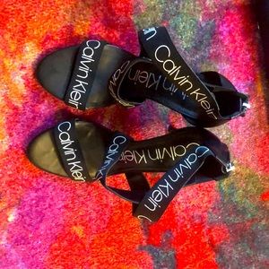 Calvin Klein black heels